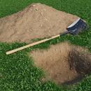 Square Point Shovel with 48 in. Ash Wood Handle 