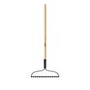 15T Bow Rake with 58 in. Ash Wood Handle image number 1