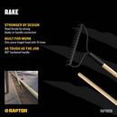 15T Bow Rake with 58 in. Ash Wood Handle 