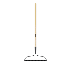 15T Bow Rake with 58 in. Hardwood Handle