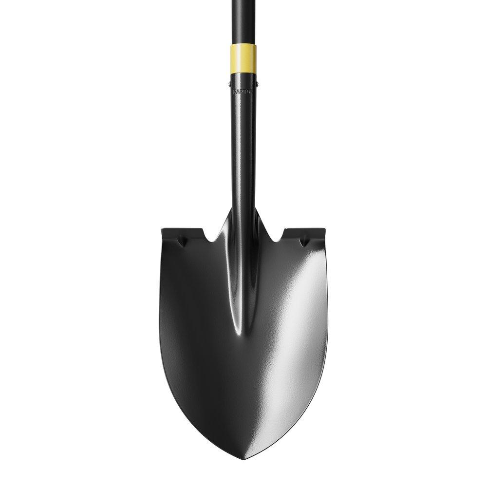 Round Point Shovel with 48 in. Fiberglass Handle 