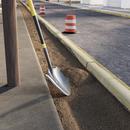 Round Point Shovel with 48 in. Fiberglass Handle 