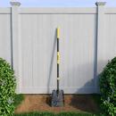 Square Point Shovel with 48 in. Fiberglass Handle 