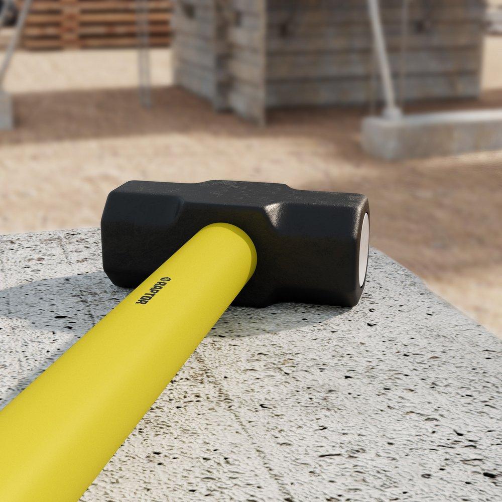 12 lb. Sledge Hammer with Fiberglass Handle image number 1