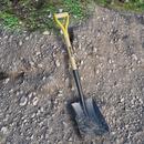 Square Point Shovel with 30 in. Ash Wood D-Grip Handle 