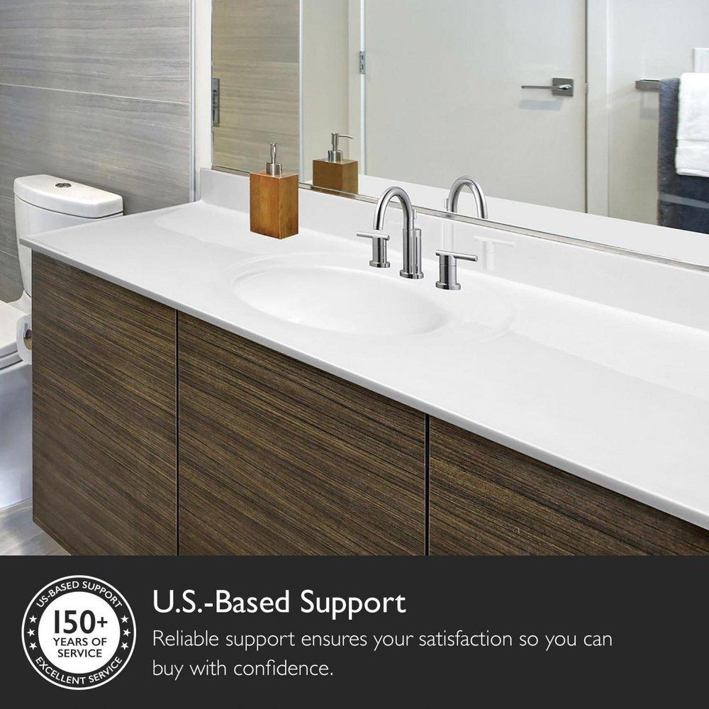 22 x 21 in. Vanity Top in Solid White 