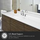 22 x 21 in. Vanity Top in Solid White 