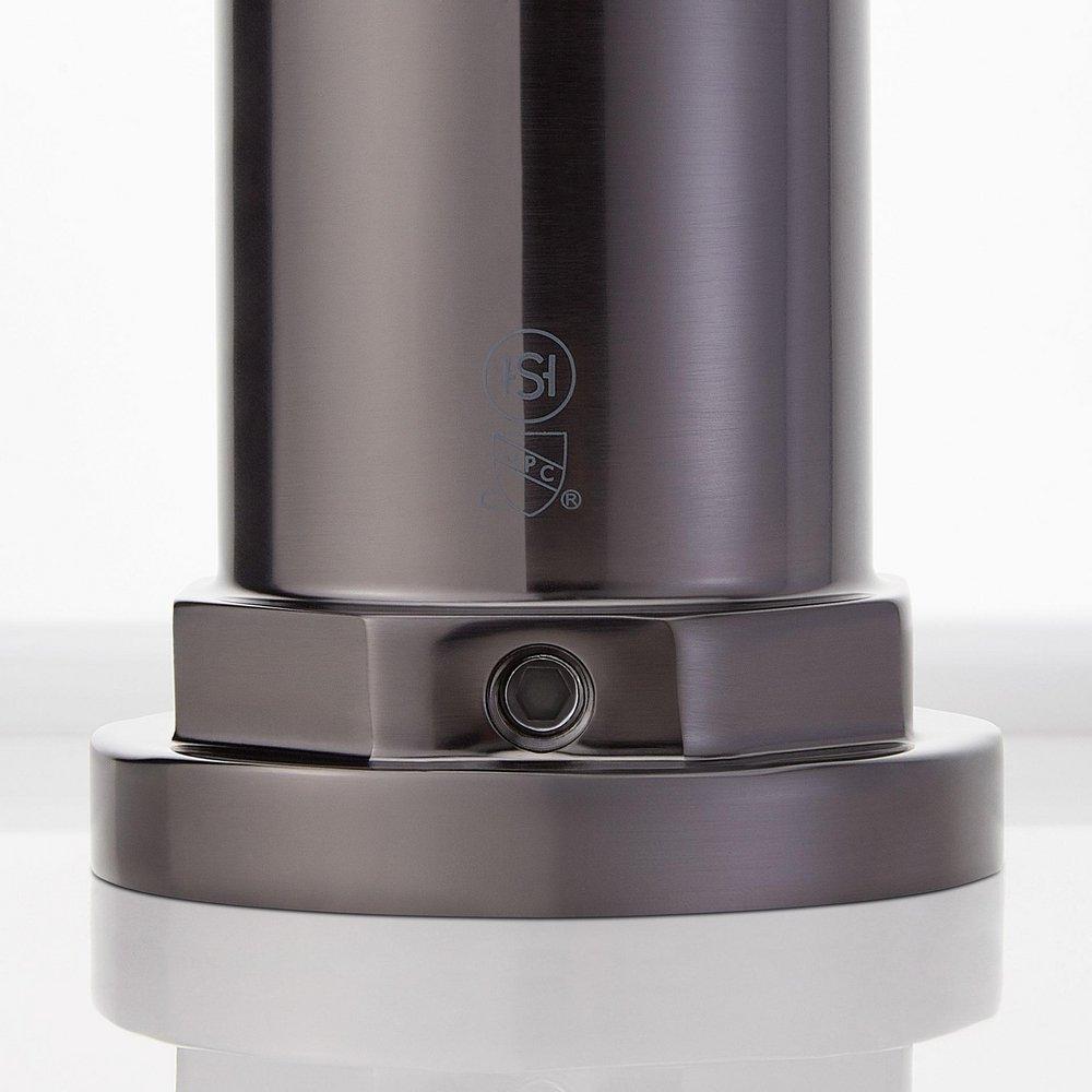 Signature Hardware Gunmetal Two Handle Roman Tub Faucet - Includes Valve 