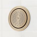 Signature Hardware Aged Brass Thermostatic Shower System with Shower Head, Hand Shower, Hose, 3 Body Sprays, Valve Trim and Diverter - Valve Included 