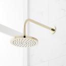 Three Handle Single Function Shower System in Polished Brass with Slide Bar and Hand Shower image number 8