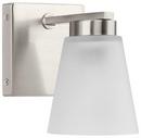 8in. Tall Bathroom Sconce in Brushed Nickel