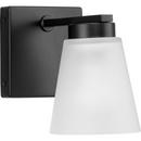 8in. Tall Bathroom Sconce in Matte Black 