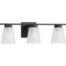 3-Light 22in. Wide Vanity -Light in Matte Black 