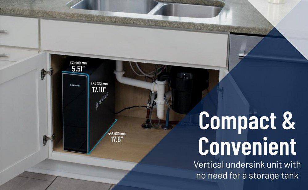 396.4 gpd 3-Stage Tankless Reverse Osmosis System 