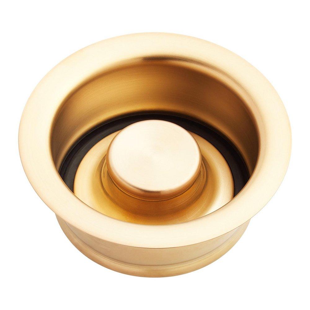 3-1/2 in. Standard Disposer Flange and Strainer Basket in Brushed Gold image number 0
