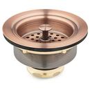 3-1/2 in. Sink Basket Strainer in Antique Copper (Set of 2)