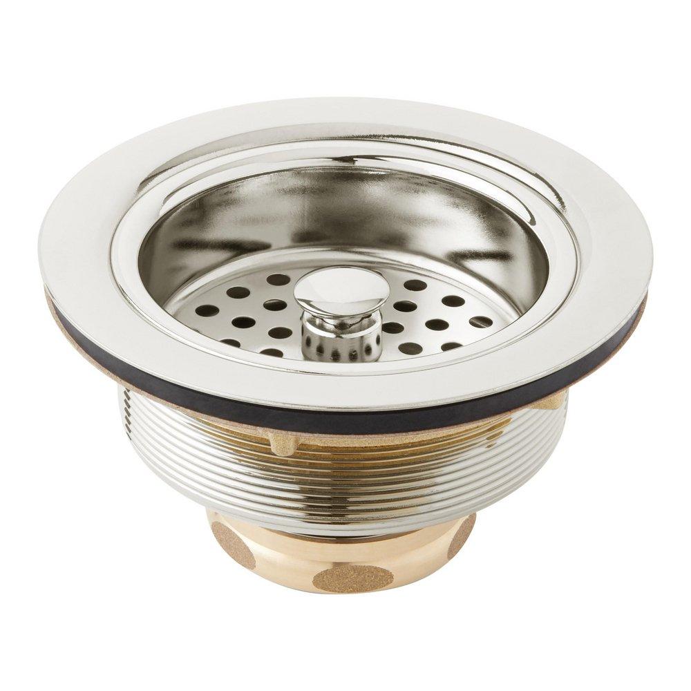 3-1/2 in. Sink Basket Strainer in Polished Nickel (Set of 2) image number 0