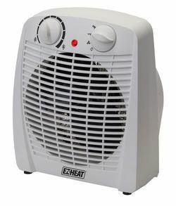 750/1,500 Watt Portable Indoor Space Heater with Adjustable Thermostat, Overheat Sensor, Safety Tip-Over Switch & Stay Cool Housing