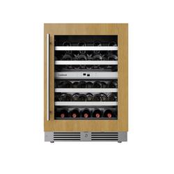 24 in. Dual Zone Wine Cooler Right Hinge in Panel Ready
