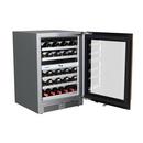 24 in. Dual Zone Wine Cooler Right Hinge in Panel Ready 