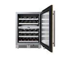 24 in. Dual Zone Wine Cooler Right Hinge in Panel Ready 
