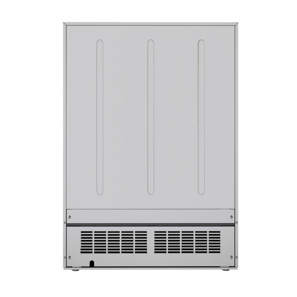 24 in. Dual Zone Wine Cooler Left Hinge in Stainless Steel 