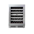 LANDMARK 24" DUAL ZONE WINE COOLER RIGHT HINGE - STAINLESS STEEL