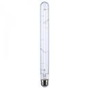 6W T9 LED Filament Bulb, 2700K, Medium Base, Straight Filament, Clear 