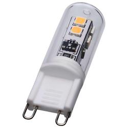 2W G9 LED Bulb, Clear, 3000K, 120V