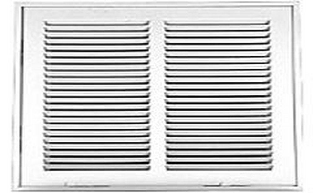 Hart & Cooley White 20 in. Filter Grille in White Steel 