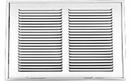 30 x 20 in. Filter Grille in White Steel