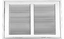 30 x 20 in. Filter Grille in White Steel
