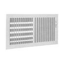 Hart & Cooley White 6 in. Residential Ceiling & Sidewall Register in White 2-way Steel 