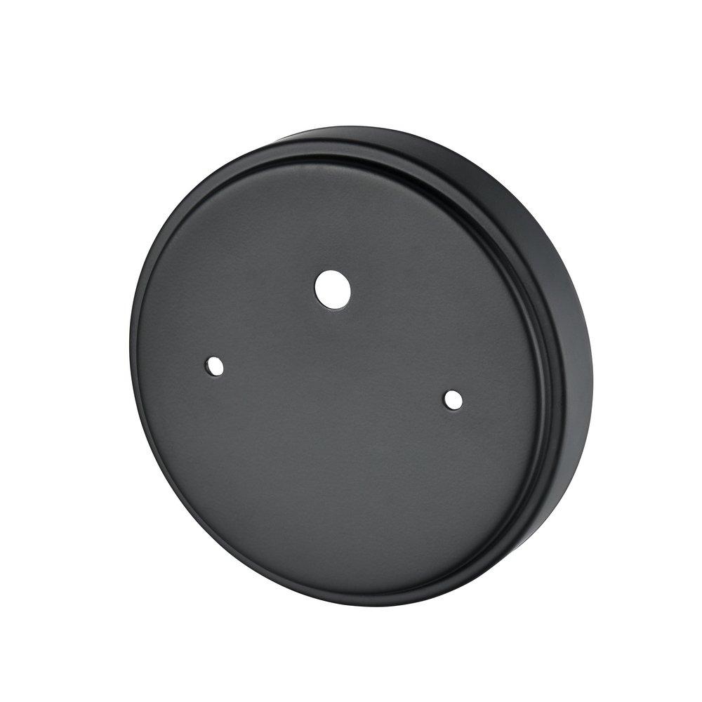 5 in. 1-Light Wall Sconce in Matte Black 