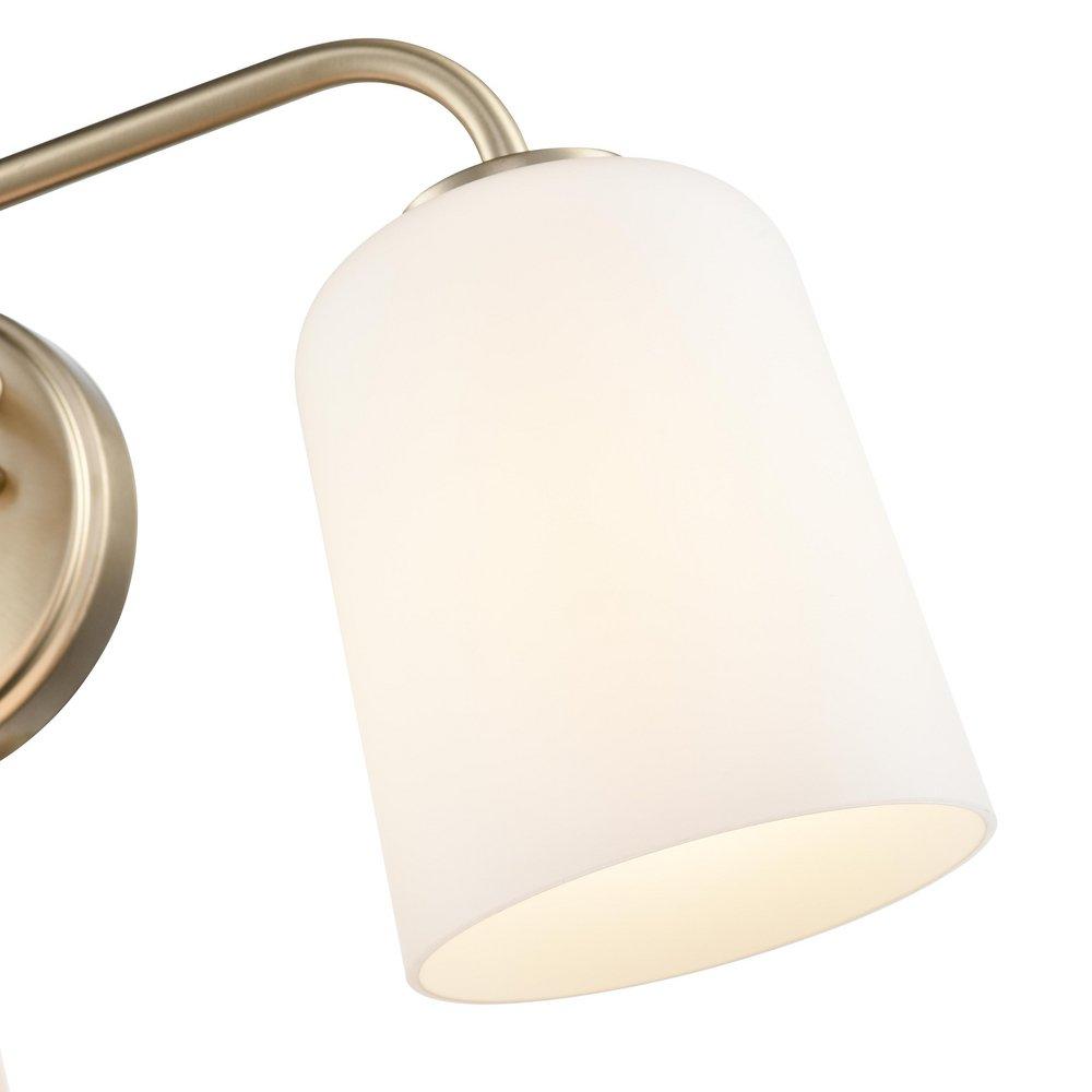 22 in. 3-Light Vanity Fixture in Modern Gold 