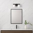15-3/4 in. 2-Light Vanity Fixture in Matte Black 
