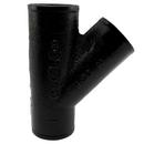 Black No Hub Cast Iron Wye 