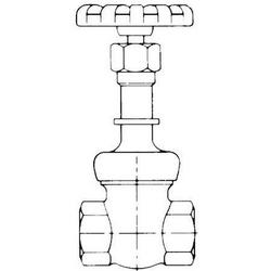 1/2 in. Bronze Full Port Threaded Gate Valve