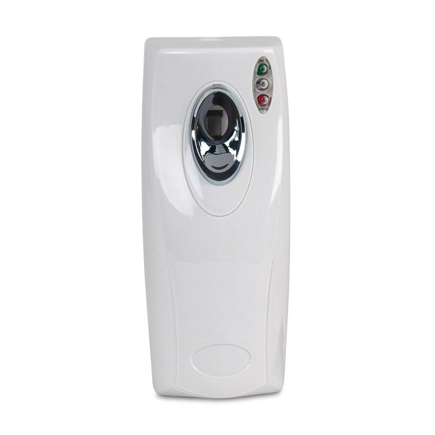 Metered Air Freshener Dispenser in White 
