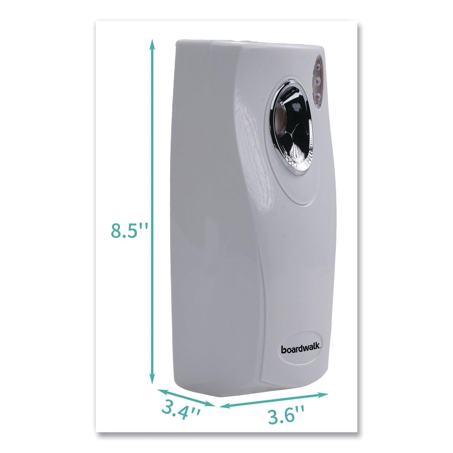 Metered Air Freshener Dispenser in White 