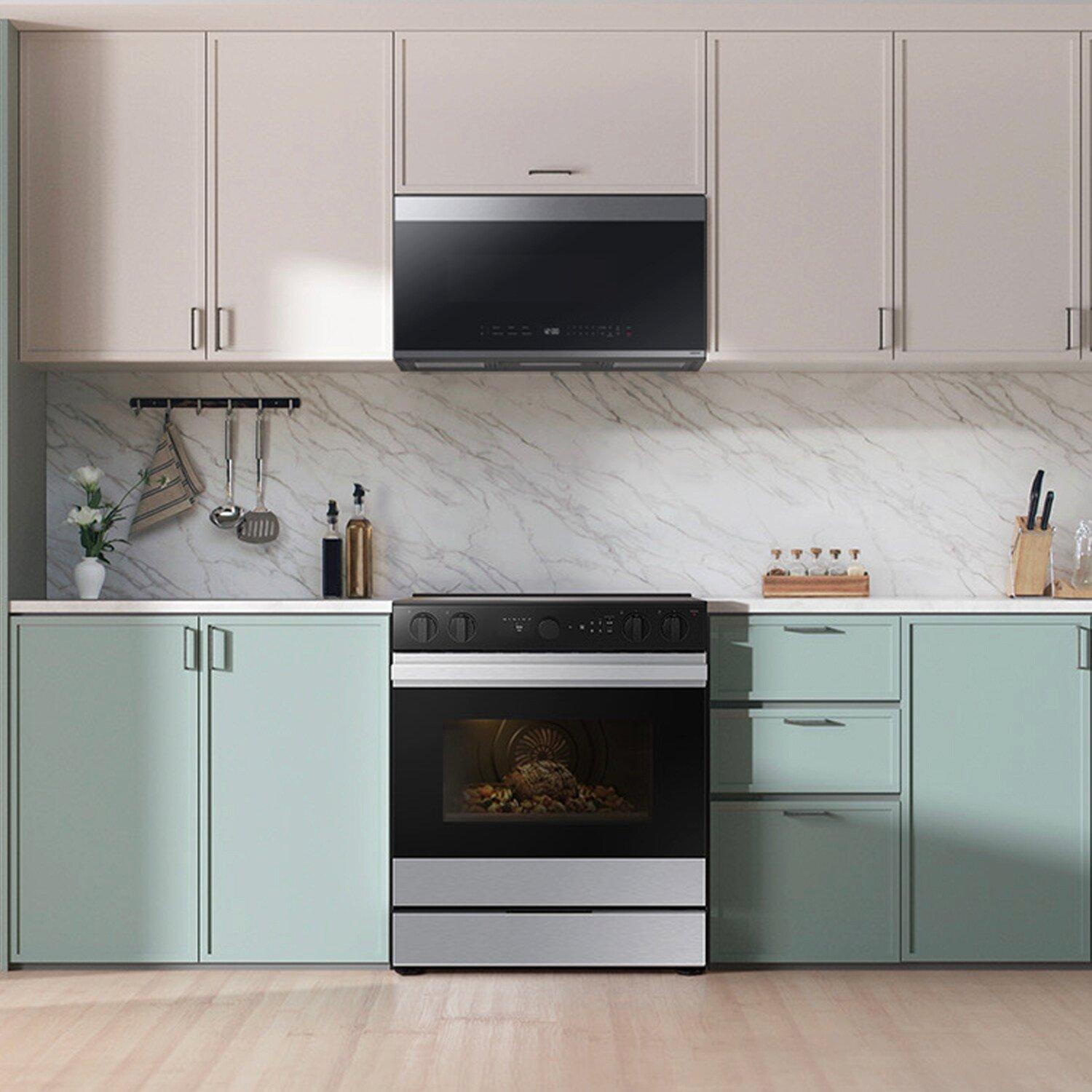 6.3 CF ELECTRIC SLIDE-IN SMART DIAL CONVECTION+ SELF CLEAN AIR FRY TRAY INCL. STAINLESS 