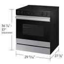 6.3 CF ELECTRIC SLIDE-IN SMART DIAL CONVECTION+ SELF CLEAN AIR FRY TRAY INCL. STAINLESS 