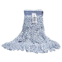 Small Candy Striped Finish Mop in Blue and White