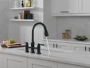 DELTA RENALDI TWO HANDLE PULL-DOWN BRIDGE KITCHEN FAUCET 