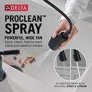 Two Handle Bridge Pull Down Kitchen Faucet in Matte Black 