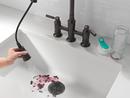 DELTA RENALDI TWO HANDLE PULL-DOWN BRIDGE KITCHEN FAUCET 