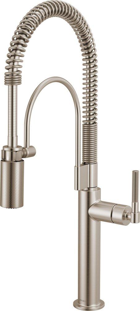 BRIZO LITZE SEMI-PROFESSIONAL KITCHEN FAUCET - KNURLED HANDLE 