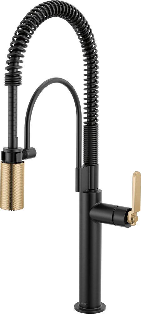 BRIZO LITZE SEMI-PROFESSIONAL KITCHEN FAUCET - INDUSTRIAL HANDLE 