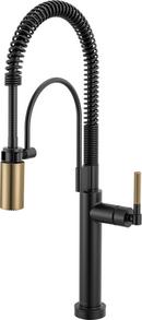 BRIZO LITZE SMARTTOUCH SEMI-PROFESSIONAL KITCHEN FAUCET - KNURLED HANDLE 