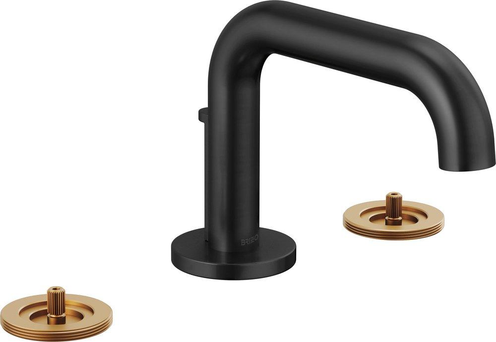 BRIZO LITZE WIDESPREAD LAVATORY FAUCET WITH LOW SPOUT - LESS HANDLES 